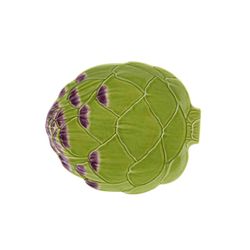 Vaisselle en faïence 18 pièces en vert | Artichaut