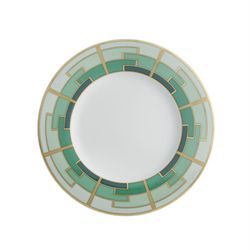 18-częściowa porcelanowa zastawa stołowa w wielokolorowym kolorze | Szmaragd