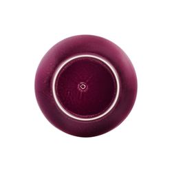 Passion Fruit Dessert Plate made of yellow and purple earthenware, Ø 21 x 2.6 cm | Tropical Fruits