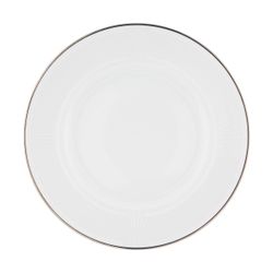 White porcelain serving plate, 32.6 x 32.6 x 2 cm | Eternal