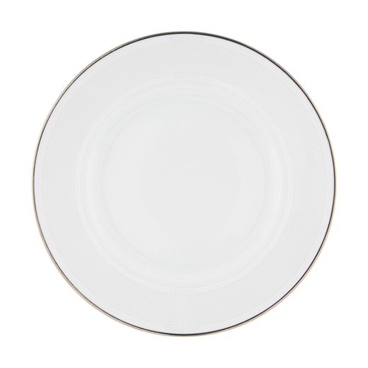 White porcelain serving plate, 32.6 x 32.6 x 2 cm | Eternal