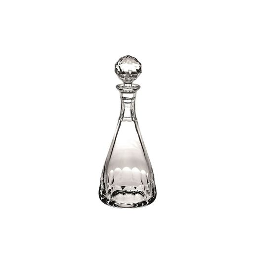 Bouteille de vin en verre transparent, 13,4 x 13,4 x 33,5 cm | Herança Clear