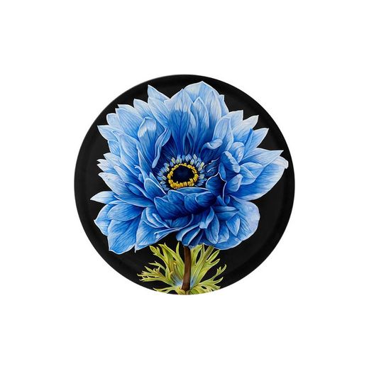 Plato decorativo Anémona de porcelana en multicolor, 42 x 42 x 1,1 cm | Floris