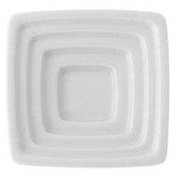 Plato degustación Aceité Oliva porcelana Carré Whité, Ø10,6x2,5 cm