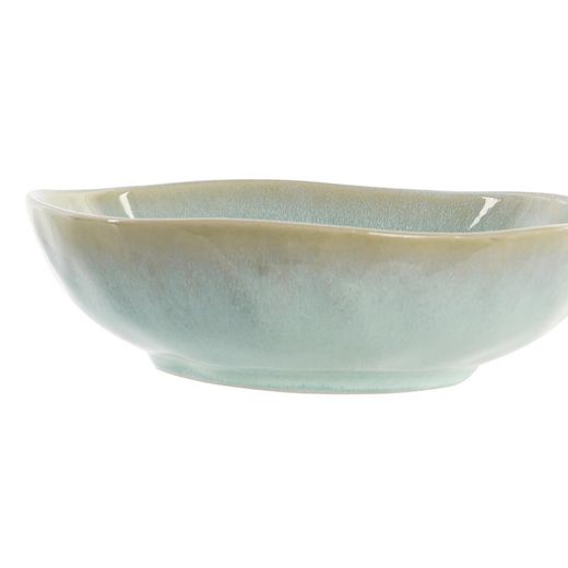 Service de table en grès 18 pièces turquoise | Rugueux