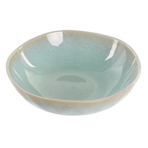 Service de table en grès 18 pièces turquoise | Rugueux