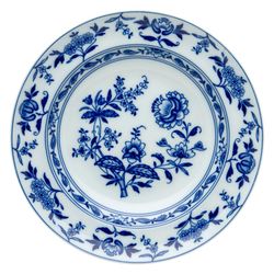 18-delig porseleinen servies in Blauw | Margão