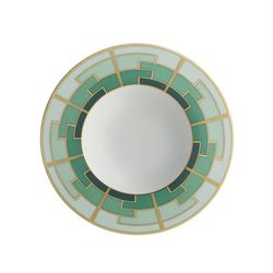18-częściowa porcelanowa zastawa stołowa w wielokolorowym kolorze | Szmaragd