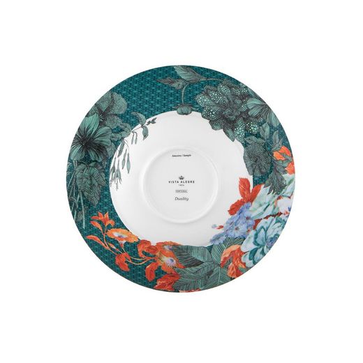 18-piece porcelain tableware in multicolor | Duality