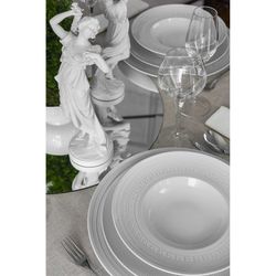 18-Piece Blank Porcelain Dinnerware Set | Ornament