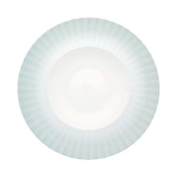 18-piece porcelain dinnerware set in turquoise | Venice
