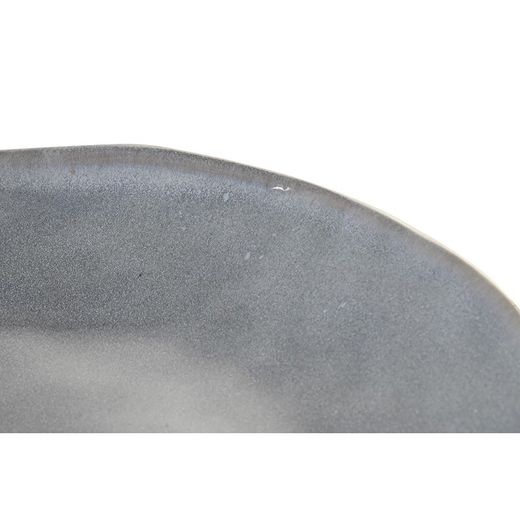 Vaisselle en grès 18 pièces en gris | Rugueux