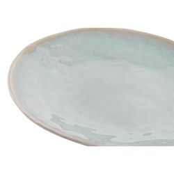 Service de table en grès 18 pièces turquoise | Rugueux