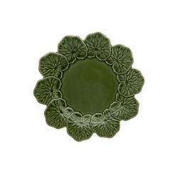 Vaisselle en faïence 18 pièces en vert | Géranium