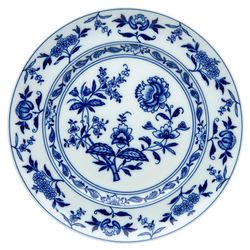 18-delig porseleinen servies in Blauw | Margão
