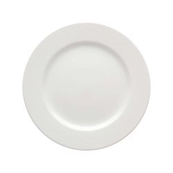 18-piece white porcelain dinnerware set | Basket