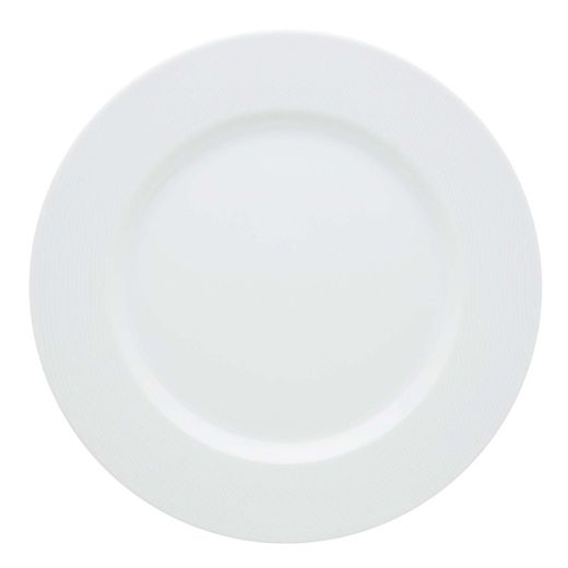 Assiette plate en porcelaine Spirit Whité, Ø27,7x0x2,2 cm