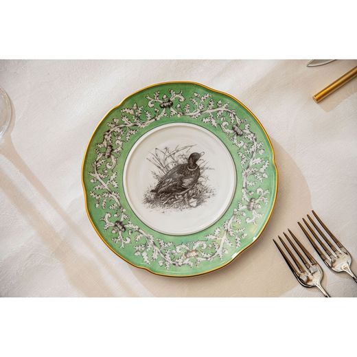 Assiette à pain en porcelaine Casa de Alba, Ø17.8x1.9 cm