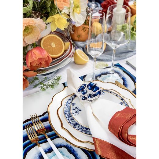 Assiette à pain en porcelaine Transatlântica, Ø16,2x1,8 cm