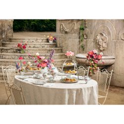 Service de 2 tasses et soucoupes en porcelaine multicolore, 16 x 16 x 9,8 cm | Bridgerton