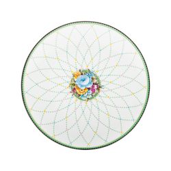 Piatto da pane in porcellana multicolore, 16,2 x 16,2 x 1,8 cm | Herança