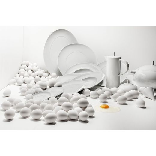 Porcelain pasta plate Domo Whité, Ø28.1x4.8 cm