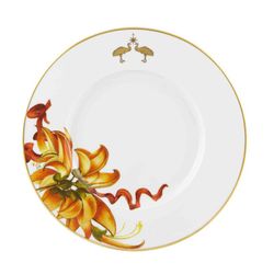 Amazónia porcelain dessert plate, Ø23x1.9 cm