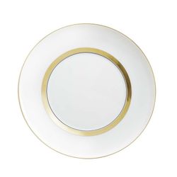 Πορτοκάλι επιδόρπιο πιάτο Domo Gold, Ø22,9x2,2 εκ