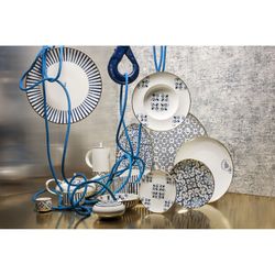 Transatlântica Präsentationsteller aus Feinsteinzeug, Ø33x3,3 cm