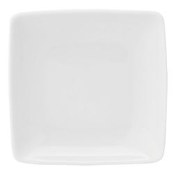 Carré Whité porcelain presentation plate, Ø31.3x3 cm