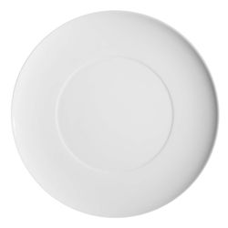 Assiette de présentation en porcelaine Domo Whité, Ø32,7x2,8 cm