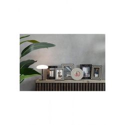 Black and white resin photo frame, 19 x 7 x 19 cm