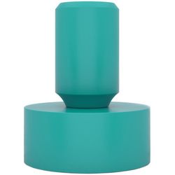 Portalámpara de mesa de silicona Tavolotto azul, Ø8,4 x 11,3 cm