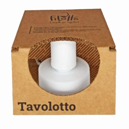 Suporte para abajur de mesa de silicone Tavolotto branco ,? 8,4 x 11,3 cm