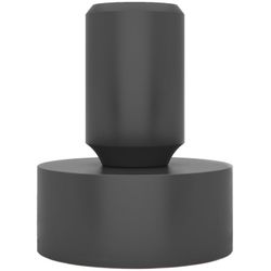 Support de lampe de table en silicone Tavolotto noir, 8,4 x 11,3 cm