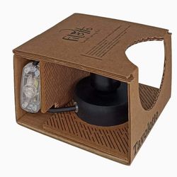 Support de lampe de table en silicone Tavolotto noir, 8,4 x 11,3 cm