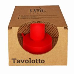 Suporte para abajur de mesa de silicone Tavolotto vermelho ,? 8,4 x 11,3 cm