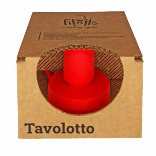 Suporte para abajur de mesa de silicone Tavolotto vermelho ,? 8,4 x 11,3 cm