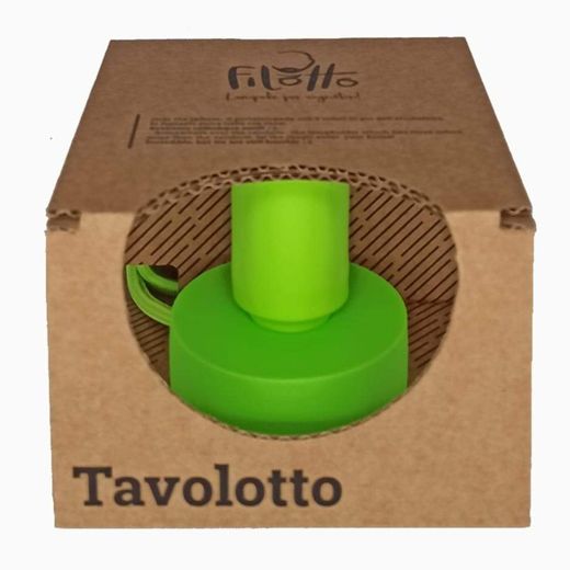 Tavolotto silicone table lamp holder green,? 8.4 x 11.3 cm