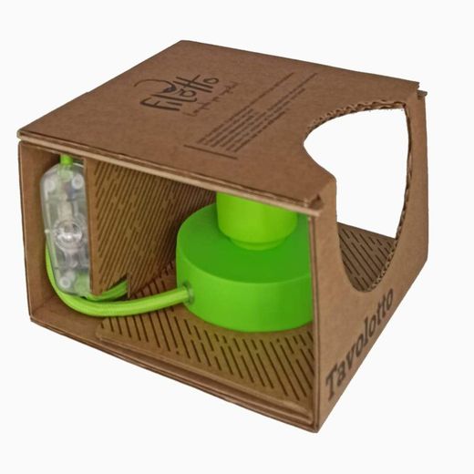 Tavolotto silicone table lamp holder green,? 8.4 x 11.3 cm