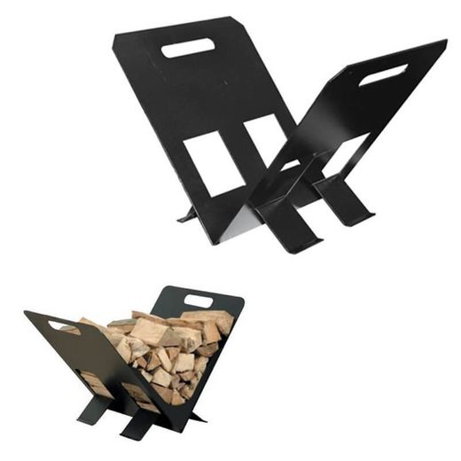 Black iron holder, 38 X 29 x 26 cm | Leggio