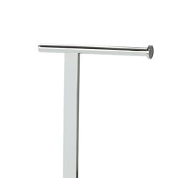 Chrome T-Roll Holder / Brush, 30x20x72cm