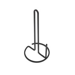 Porte-rouleau en fer noir, Ø 17 x 32 cm | Écuyer