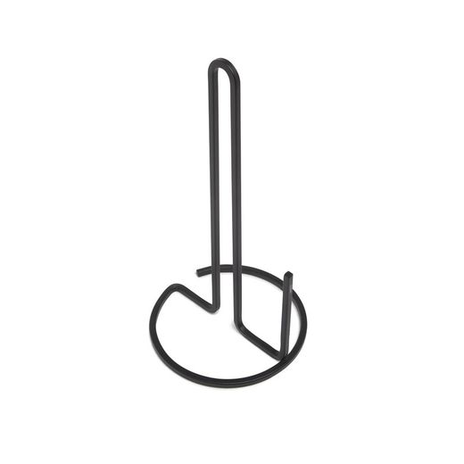 Porte-rouleau en fer noir, Ø 17 x 32 cm | Écuyer