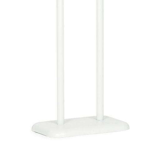 Toalettrullehållare i vit metall, 20x13x60cm