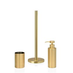 Gouden badkamerset, 3 stuks