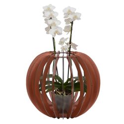 Copper aluminum candle holder, Ø40x34 cm