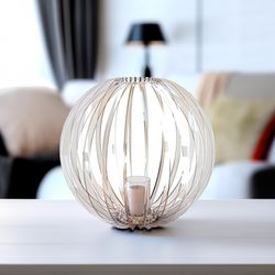 Transparent plexiglass candle holder, Ø60x56 cm