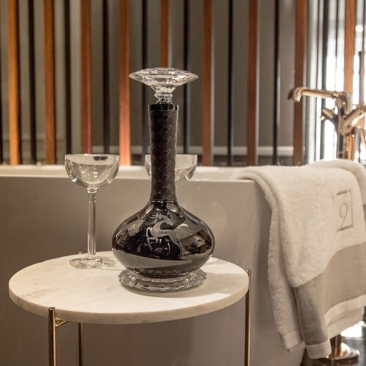 Kurzes Whiskyglas aus Klarglas, Ø 8,5 x 8 cm | Sansibar