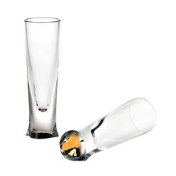 Kurzes Whiskyglas aus Klarglas, Ø 8,5 x 8 cm | Sansibar